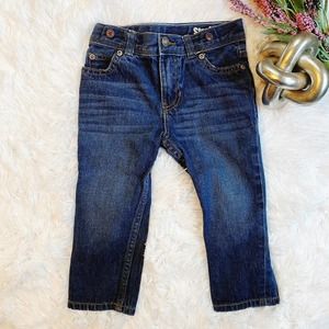 CARTER'S 24M Medium Wash Jeans w Suspender Buttons